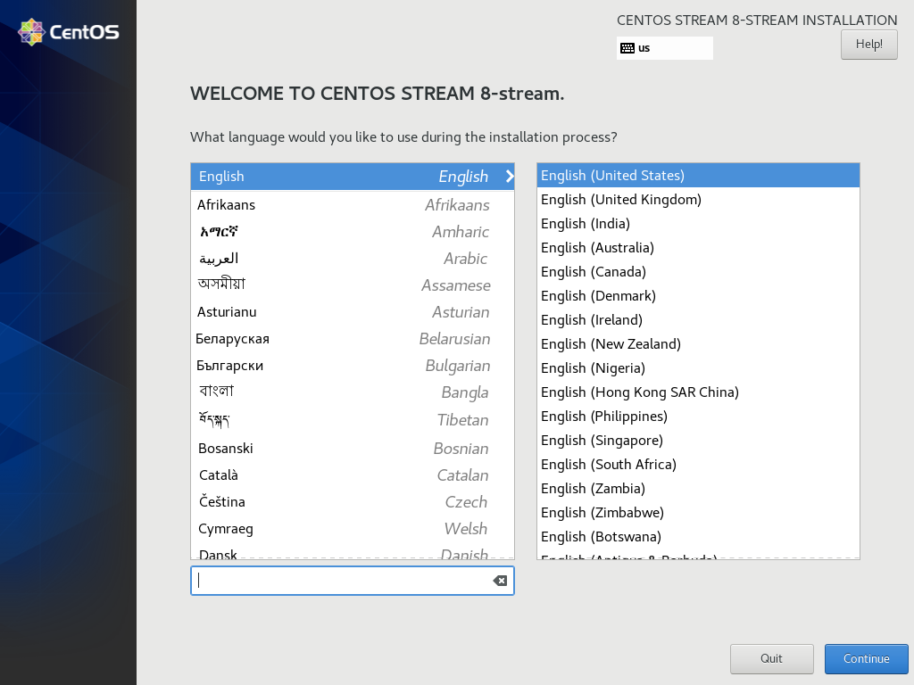 Install Centos Stream 8 1